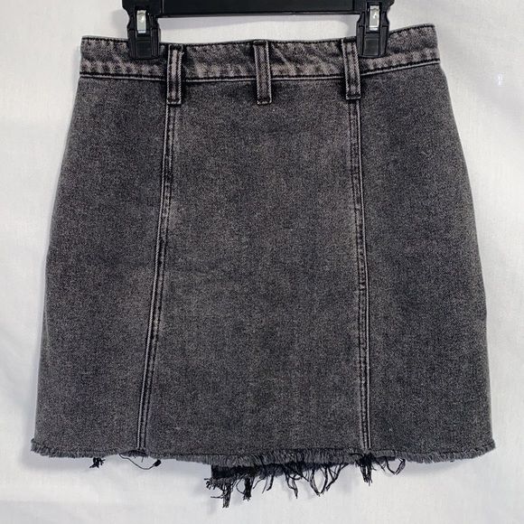 Free People Parker Wrap Demin Skirt Sz 25 - Picture 4 of 13